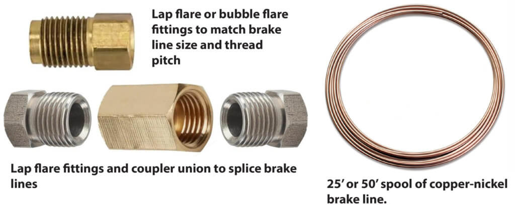 rusted brake line supplies