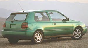 1996 Volkswagen Golf 4-dr CL 0-60 Times, Top Speed, Specs, Quarter